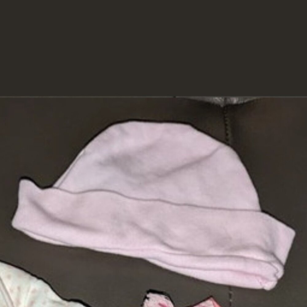 *3 FOR $9*  Sillie Phillie Infant Girl Beanie Stretch Ribbed Fold Over Cap Hat